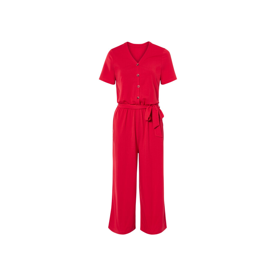 esmara Dames jumpsuit (Rood, L (44/46)) afbeelding 1