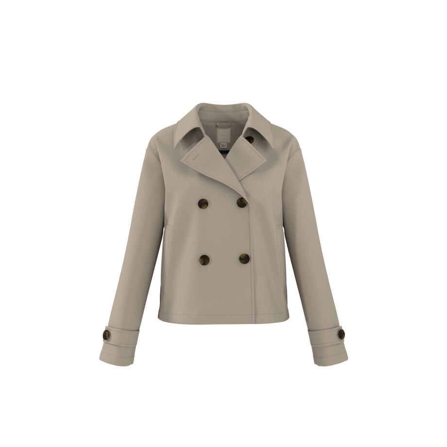 esmara Dames trenchcoat (Beige, 44) afbeelding 1