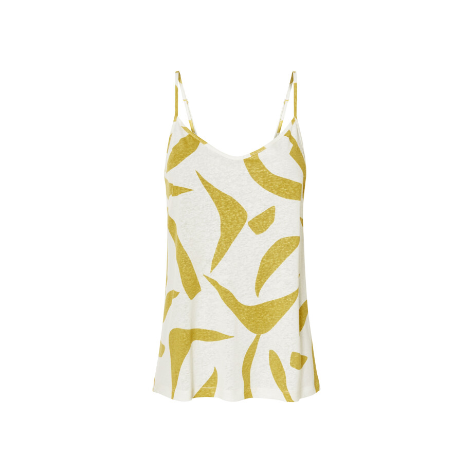 esmara Linnen dames top (Wit, L (44/46)) esmara Linnen dames top (Wit, L (44/46)) afbeelding 1