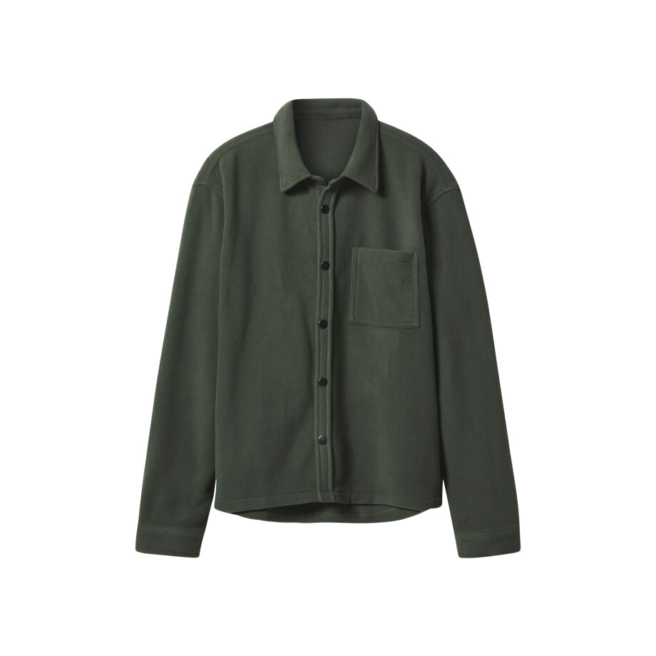 esmara Men Fleece heren overhemd (Kaki, L) afbeelding 1