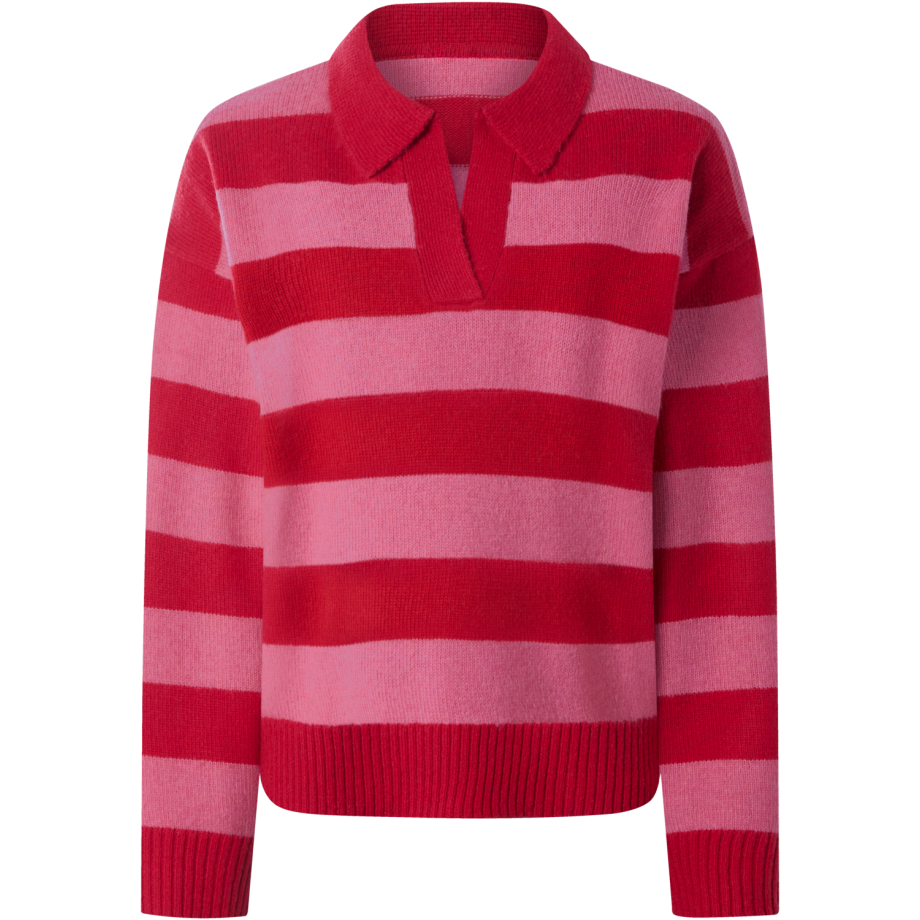 ESMARA Dames trui met polokraag (roze/rood, XS (32/34)) afbeelding 1