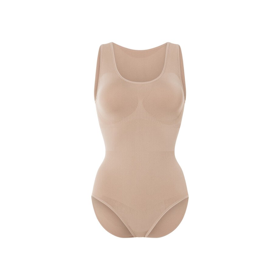 esmara Dames Soft-Shaping body (XL (48/50), Beige) afbeelding 1