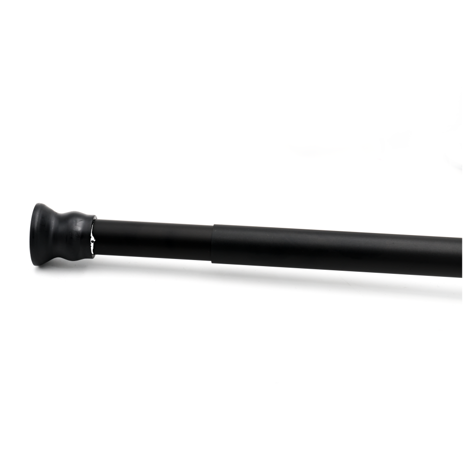 Ridder Telescopische stang voor douchegordijn 110-185 cm (Zwart) afbeelding 1