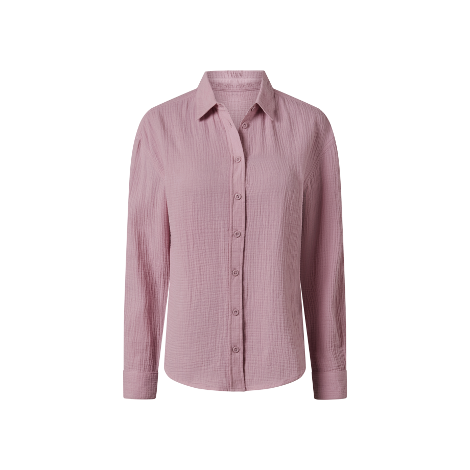 esmara Mousseline dames blouse (Lichtroze, L (44/46)) esmara Mousseline dames blouse (Lichtroze, L (44/46)) afbeelding 1