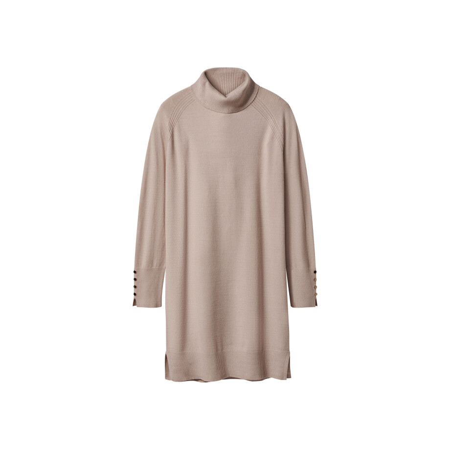 ESMARA Gebreide dames jurk (Beige, S (36/38)) ESMARA Gebreide dames jurk (Beige, S (36/38)) afbeelding 1