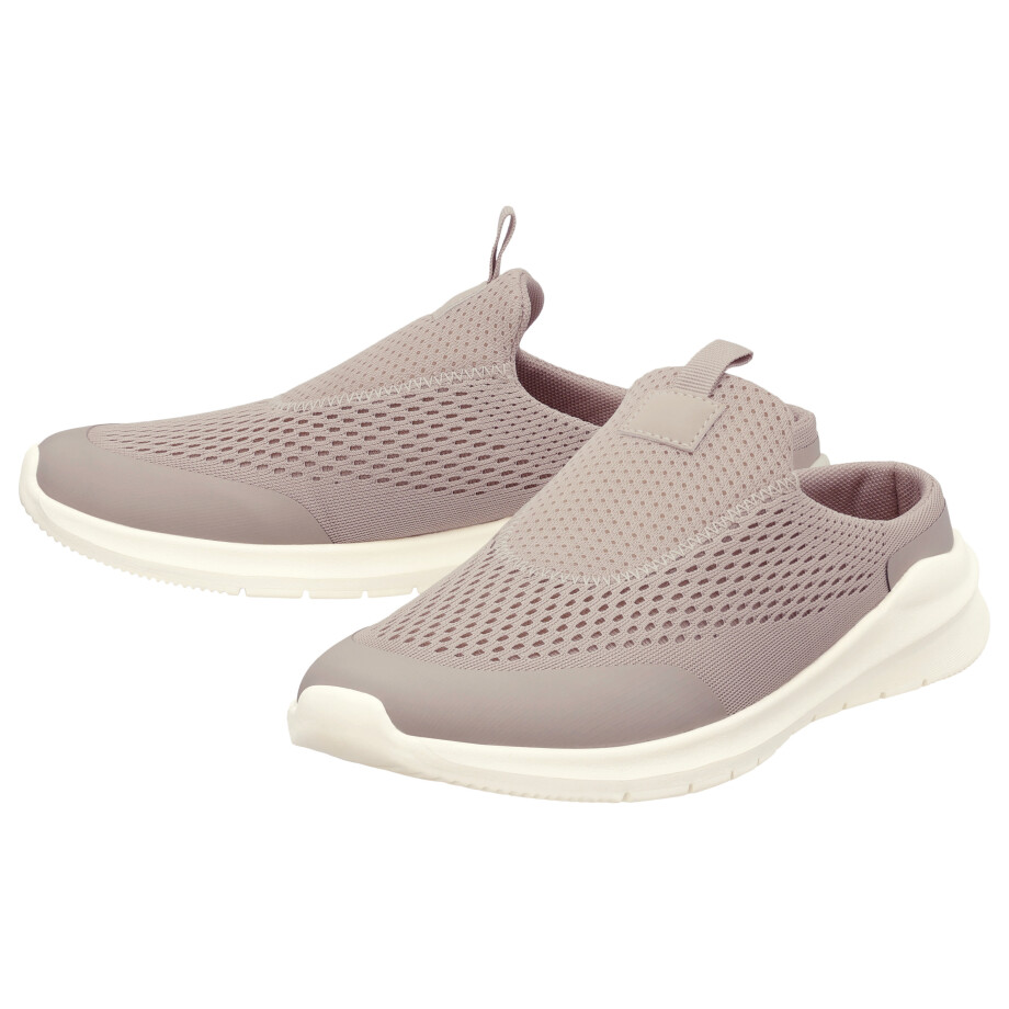 ESMARA Dames instappers - lichtgewicht mesh (Beige, 37) afbeelding 1