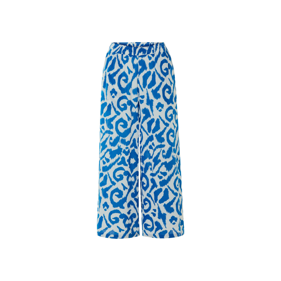 esmara Dames broek (Structuur/blauw, S (36/38)) afbeelding 1