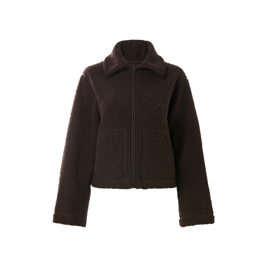 ESMARA Dames teddyfleece jas (Bruin, XS (32/34)) ESMARA Dames teddyfleece jas (Bruin, XS (32/34)) afbeelding 1