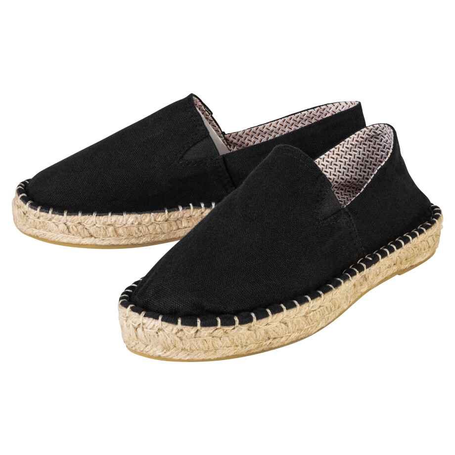 esmara Dames espadrilles (36, Zwart) afbeelding 1