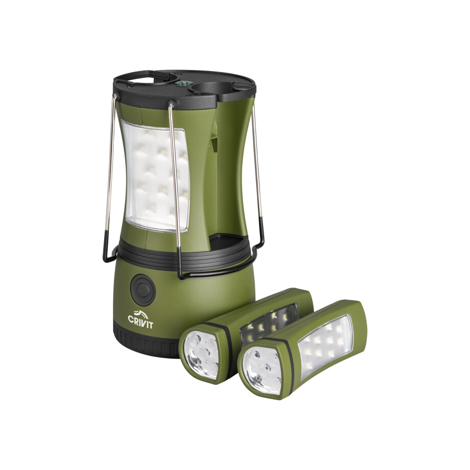 CRIVIT 2-in-1 campinglamp (Groen) afbeelding 1