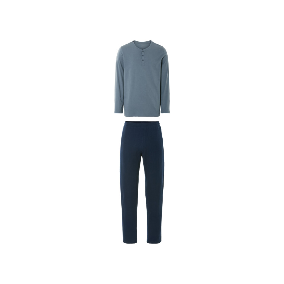 LIVERGY Heren pyjama (Blauw, L) afbeelding 1