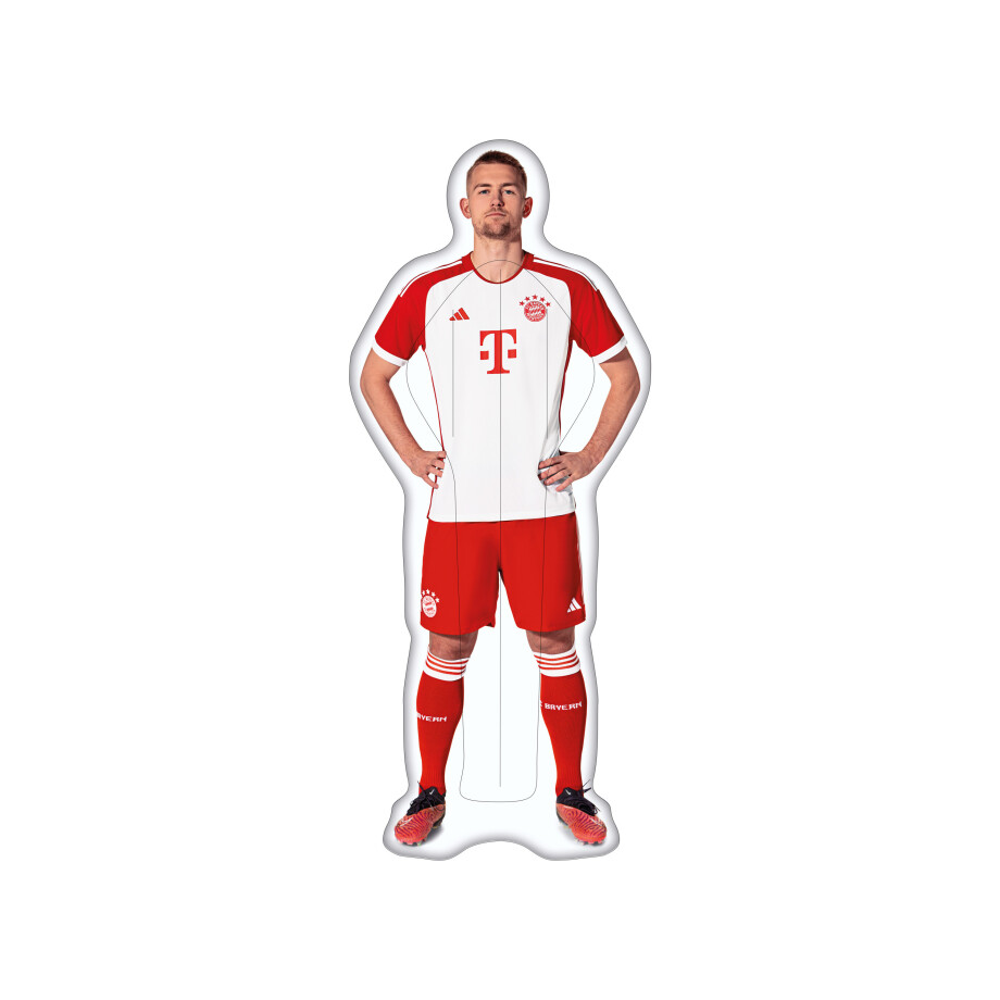HAPPY PEOPLE FC Bayern München voetbalspeler luchtbed, 186 x 74 cm (16084 FCB de Ligt, 190 x 80 cm) HAPPY PEOPLE FC Bayern München voetbalspeler luchtbed, 186 x 74 cm (16084 FCB de Ligt, 190 x 80 cm) afbeelding 1