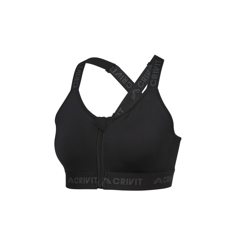 CRIVIT Dames sport-BH (Zwart, L (44/46)) afbeelding 1