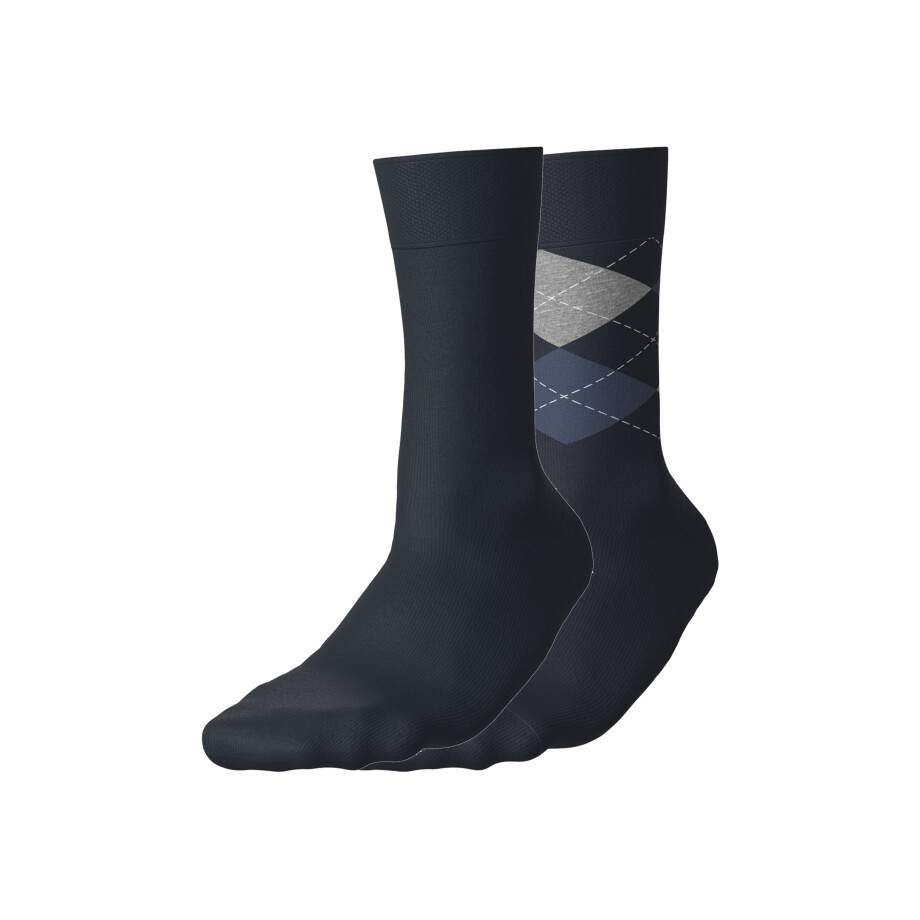 esmara 2 Paar sokken (Marineblauw, 39-42) esmara 2 Paar sokken (Marineblauw, 39-42) afbeelding 1