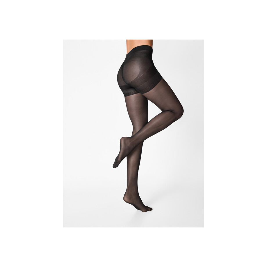 esmara Dames panty push-up 20DEN (Zwart, S (36/38)) afbeelding 1