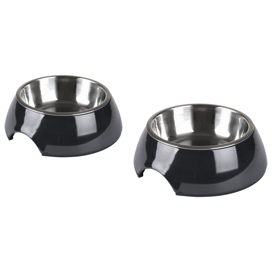 zoofari Voer- en drinkbak / schaalmat (Klein, zwart) afbeelding 1