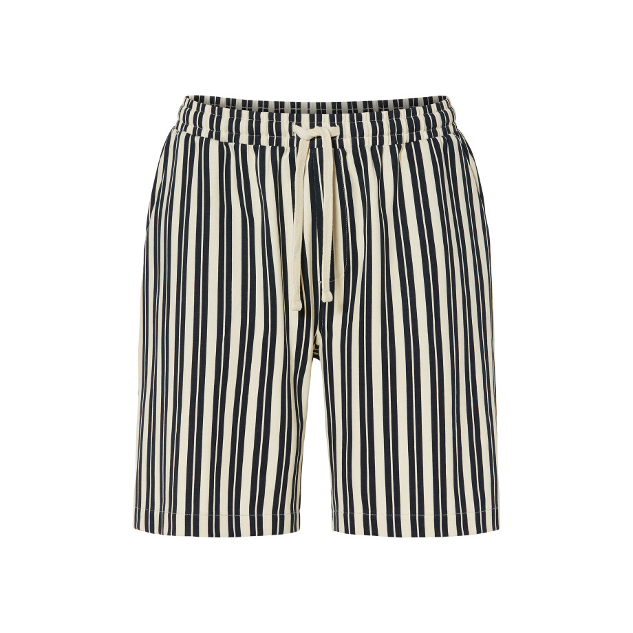 LIVERGY Korte heren broek (Blauw/print, M) afbeelding 1