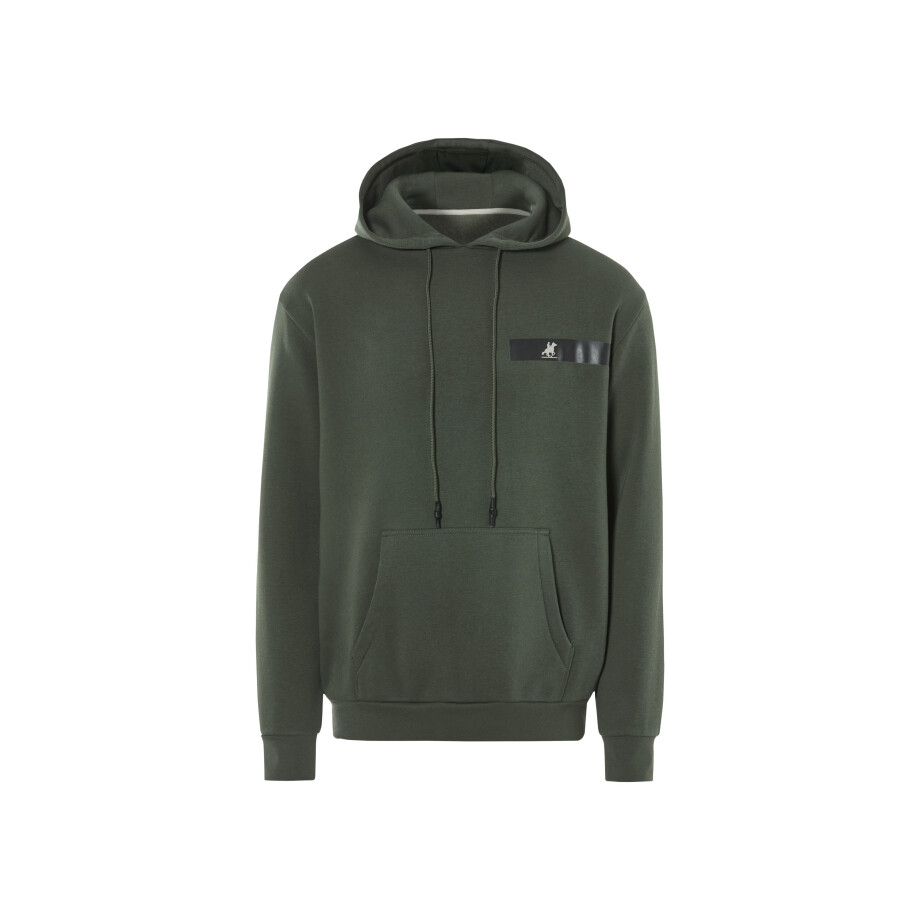 LIVERGY Heren hoodie (Groen, S) afbeelding 1