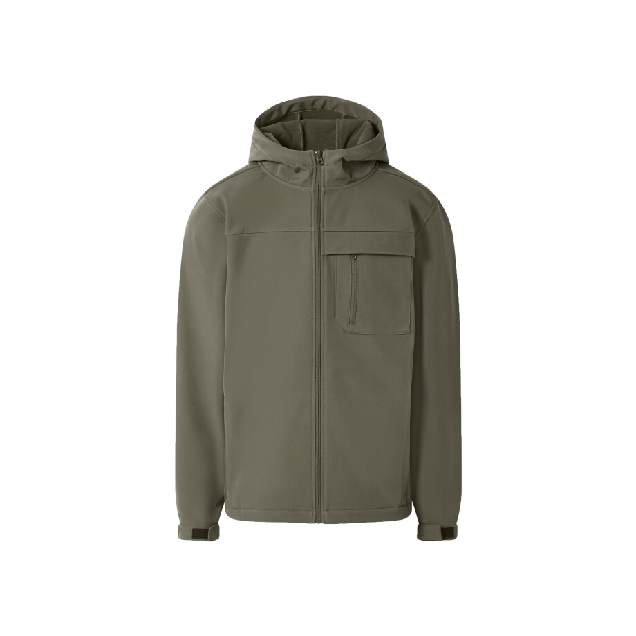 esmara Men Heren softshell jas (Olijfgroen, M) esmara Men Heren softshell jas (Olijfgroen, M) afbeelding 1