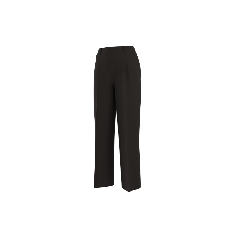 ESMARA Dames broek - Wide leg (Zwart, M) afbeelding 1