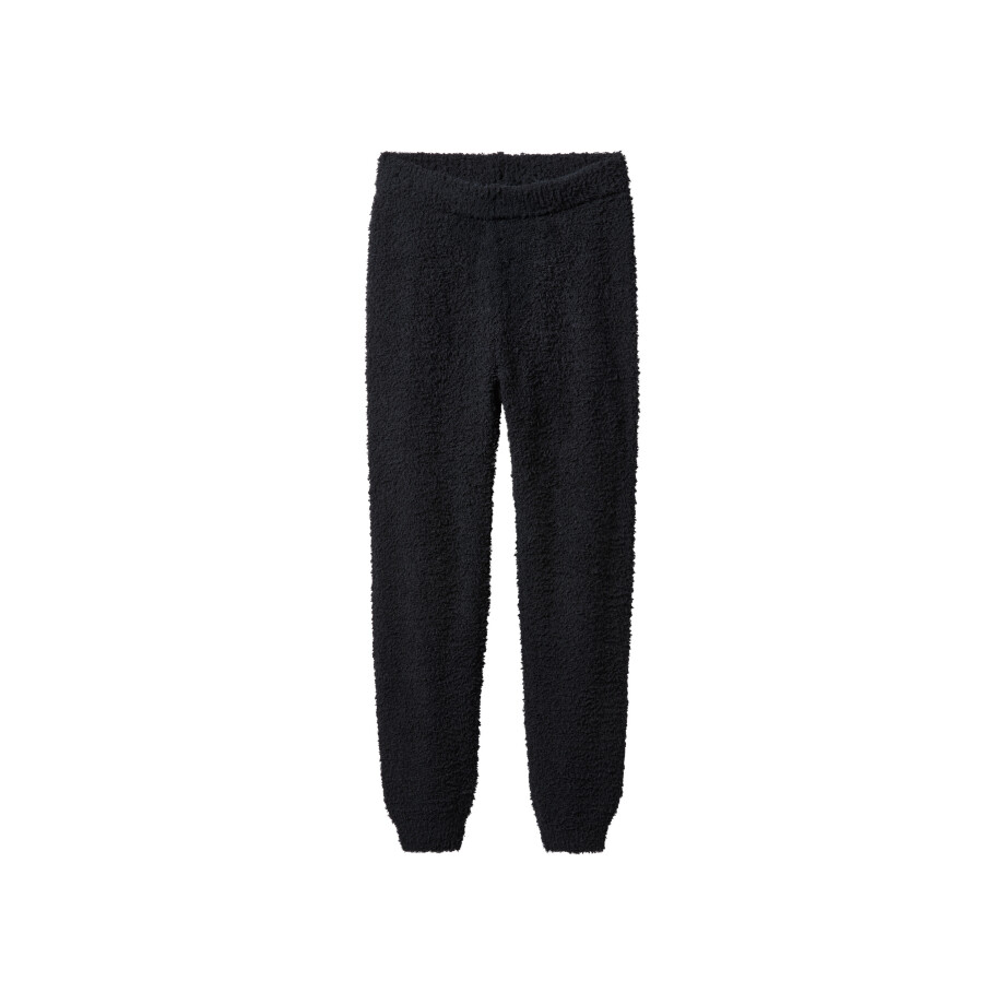 esmara Pluche dames broek (Zwart, S (36-38)) afbeelding 1