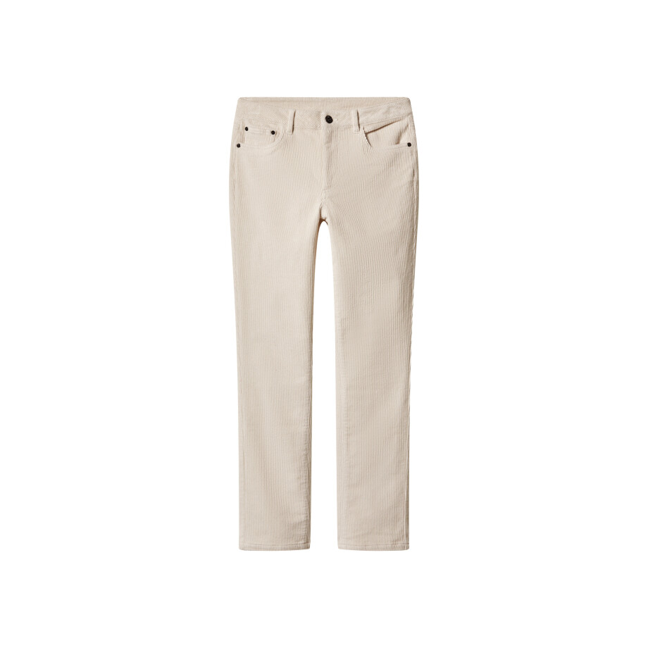 esmara Dames corduroy broek (Wit, 44) afbeelding 1