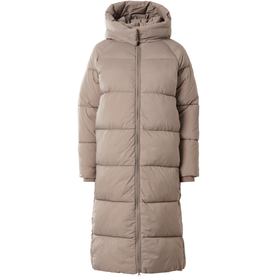 ESMARA Dames lange gewatteerde winterjas (Beige, L (44/46)) ESMARA Dames lange gewatteerde winterjas (Beige, L (44/46)) afbeelding 1