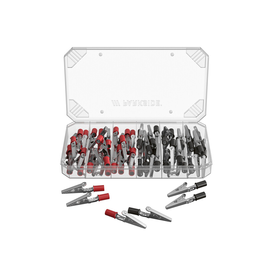 PARKSIDE Laagspanning kleine onderdelen set (Krokodillenklemmenset) PARKSIDE Laagspanning kleine onderdelen set (Krokodillenklemmenset) afbeelding 1