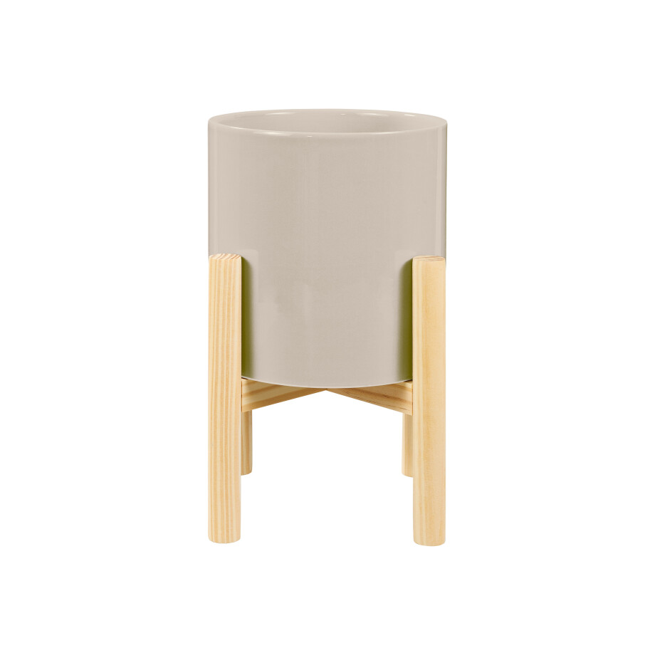 LIVARNO home Keramische bloempot (Bruin) LIVARNO home Keramische bloempot (Bruin) afbeelding 1