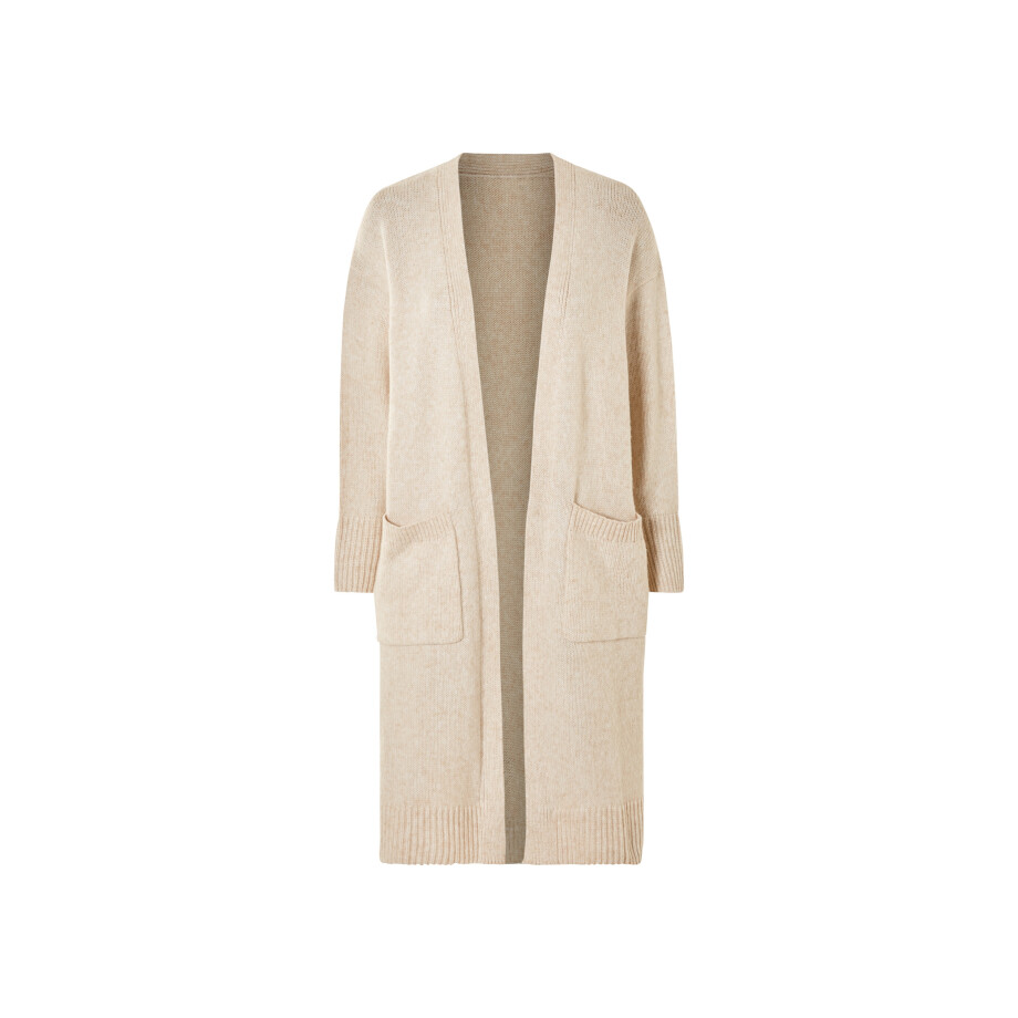 esmara Lang dames vest (Beige, M (40/42)) afbeelding 1
