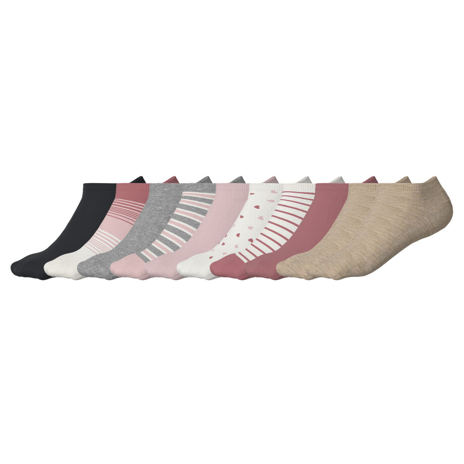 ESMARA KIDS 10 Paar kinder sneakersokken (roze/grijs/crème/beige/zwart, 31/34) ESMARA KIDS 10 Paar kinder sneakersokken (roze/grijs/crème/beige/zwart, 31/34) afbeelding 1