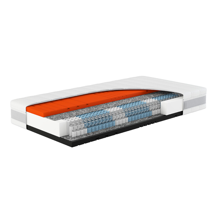 Hn8 Schlafsysteme Pocketvering matras Sleep Balance (Medium/stevig, 90 x 190 cm) Hn8 Schlafsysteme Pocketvering matras Sleep Balance (Medium/stevig, 90 x 190 cm) afbeelding 1