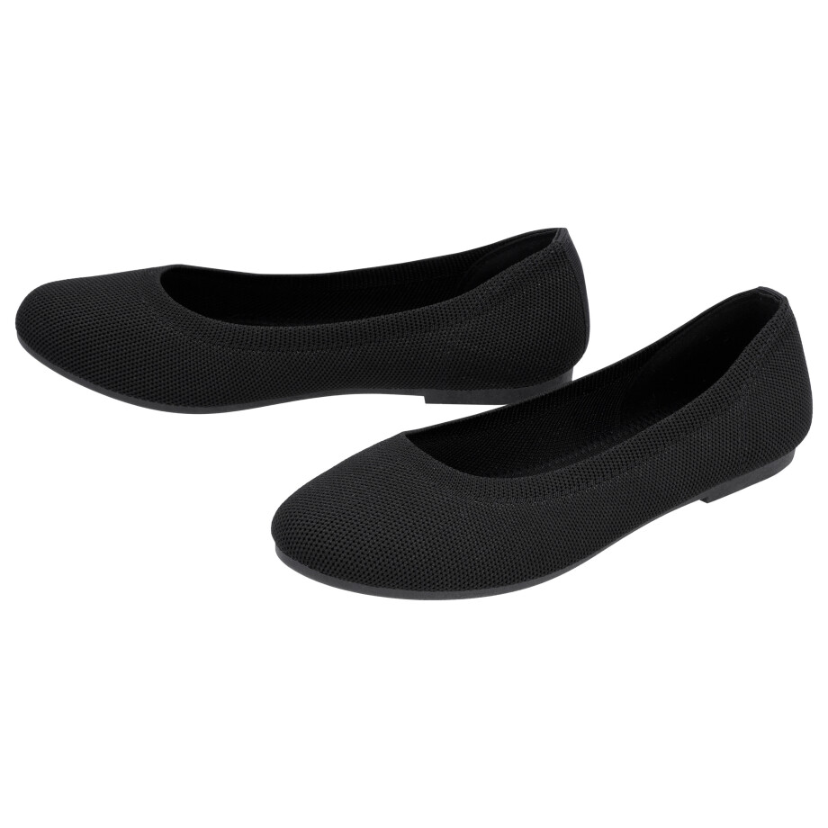esmara Opvouwbare dames ballerina's (Zwart, 36) esmara Opvouwbare dames ballerina's (Zwart, 36) afbeelding 1