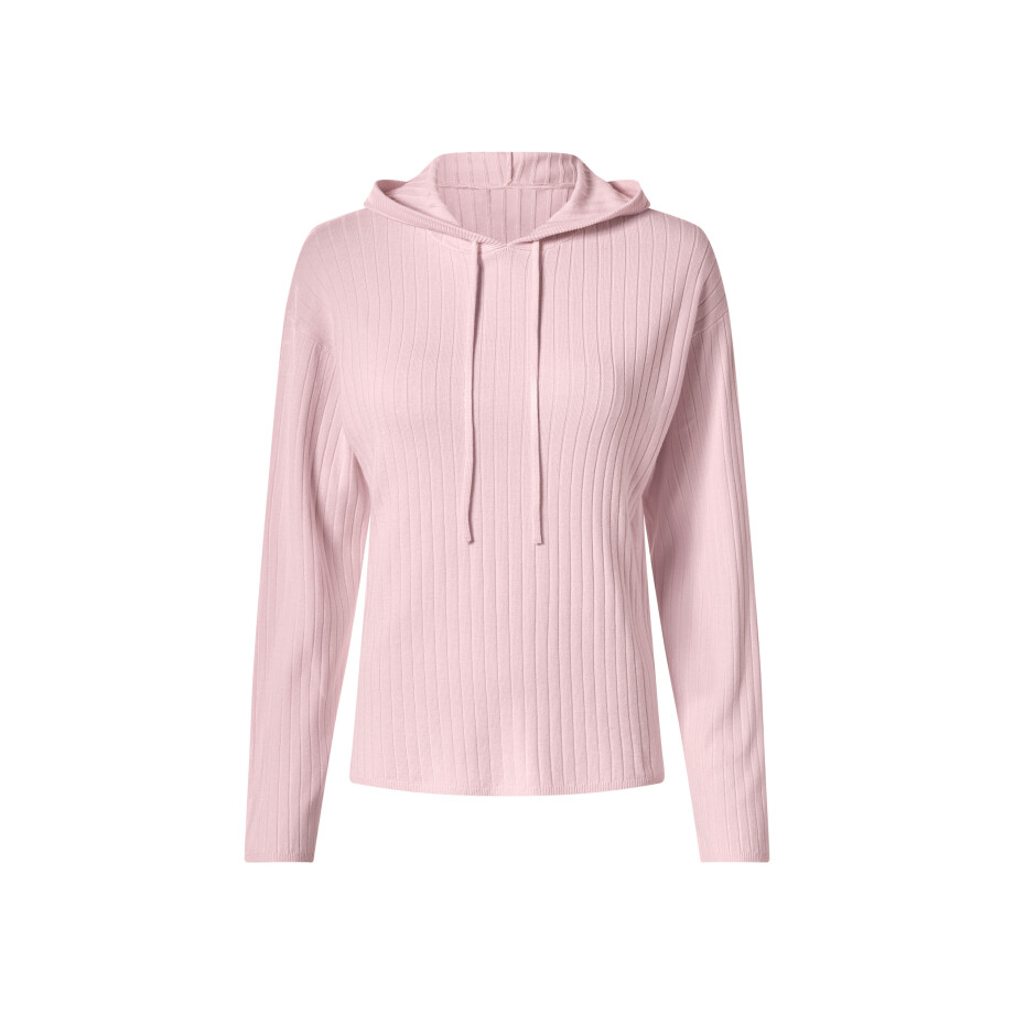 esmara Gebreide dames hoodie (Roze, XS (32/34)) afbeelding 1