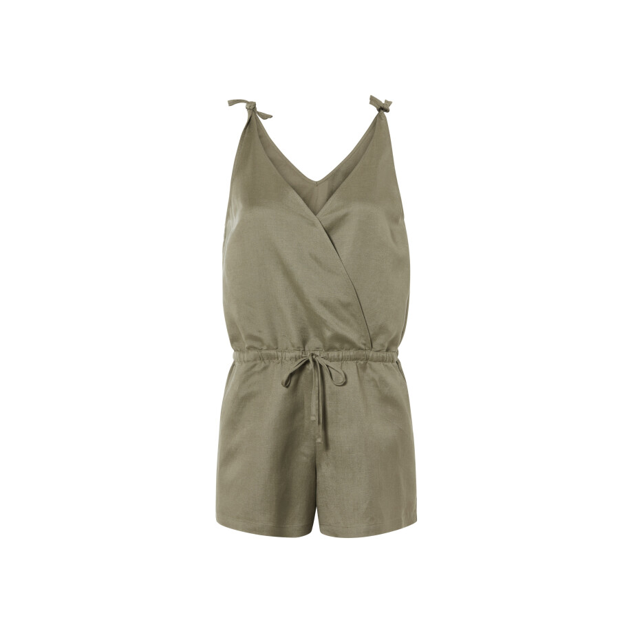 esmara Korte dames jumpsuit (Olijfgroen, 36) afbeelding 1