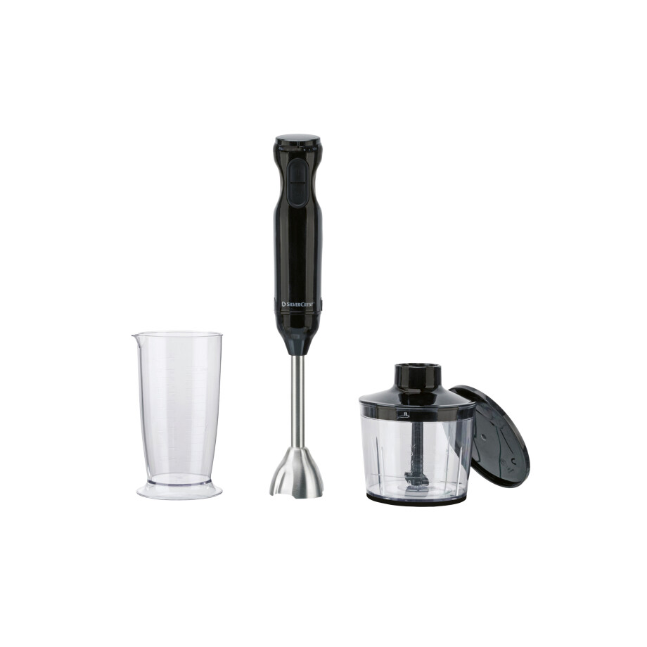 SILVERCREST Staafmixer-set kunststof SSMS 600 G7, 4-delig. (Zwart) SILVERCREST Staafmixer-set kunststof SSMS 600 G7, 4-delig. (Zwart) afbeelding 1