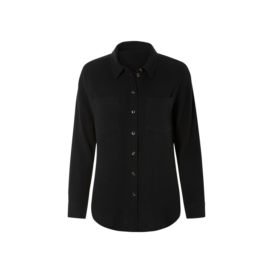 esmara Dames blouse (Zwart, 34) afbeelding 1