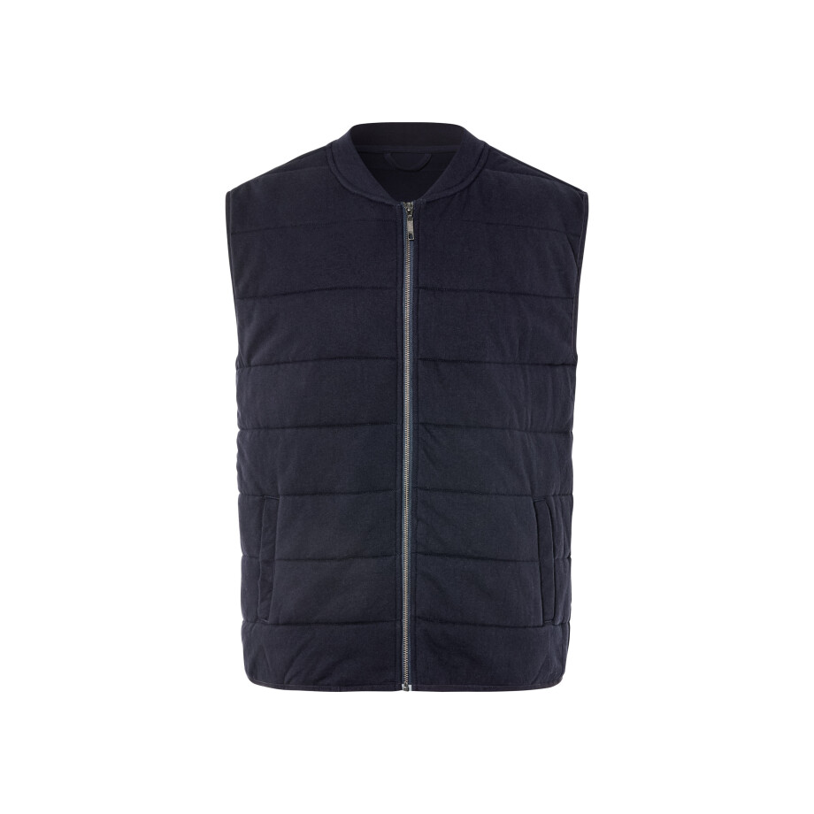 LIVERGY Heren bodywarmer (L, Marineblauw) afbeelding 1