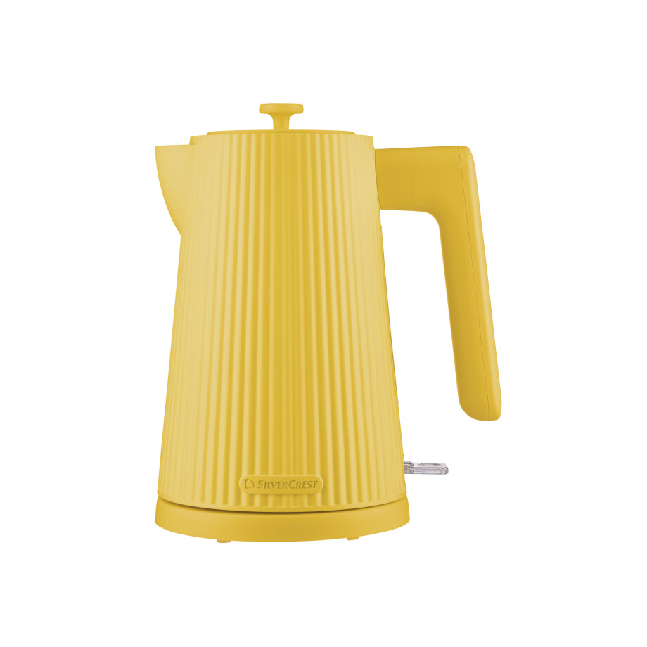SILVERCREST Waterkoker plissé 1,7 L (Geel) SILVERCREST Waterkoker plissé 1,7 L (Geel) afbeelding 1