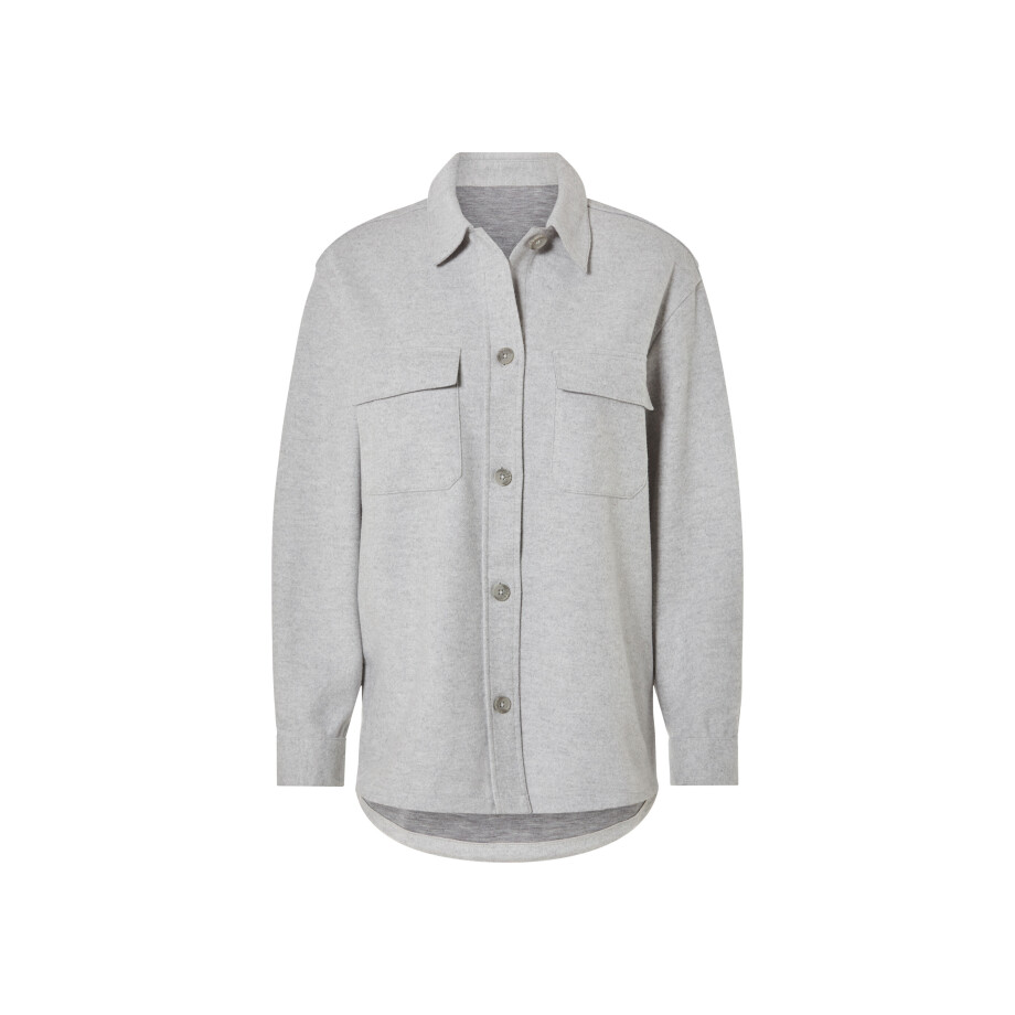 esmara Dames overshirt (Grijs, L (44/46)) esmara Dames overshirt (Grijs, L (44/46)) afbeelding 1