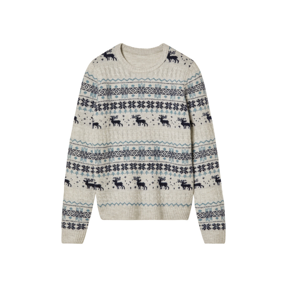 pepperts! Kinder kersttrui (146/152, Beige) afbeelding 1