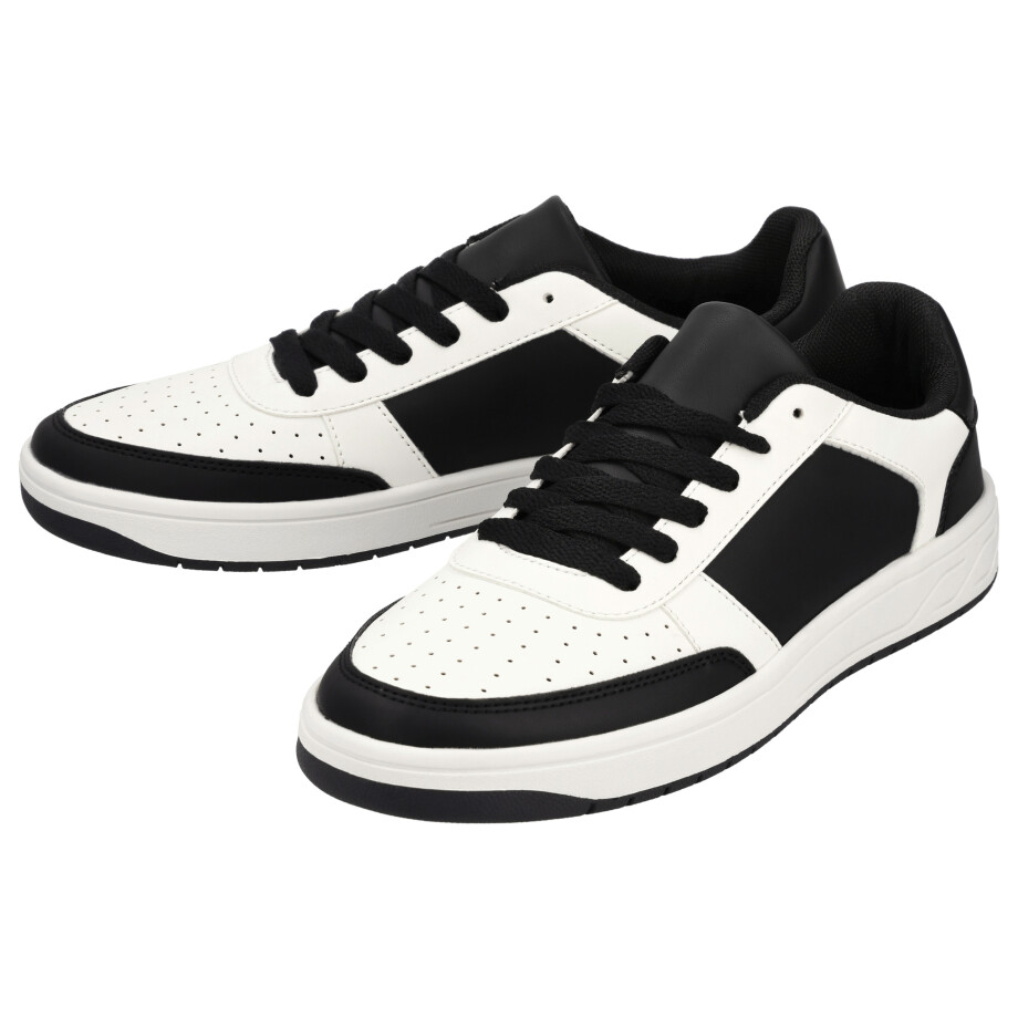 esmara Dames sneakers (Zwart/wit, 39) afbeelding 1