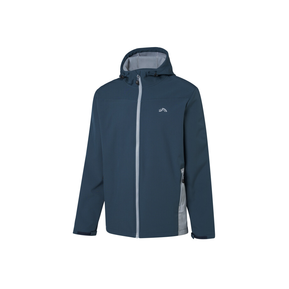 CRIVIT Heren thermo softshell jas (Blauw, M) afbeelding 1