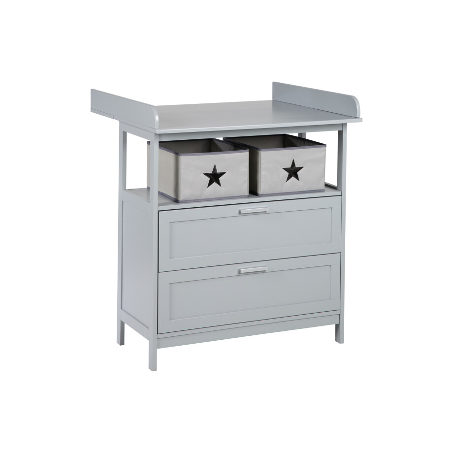 roba Commode Hamburg (2 lades, Taupe) roba Commode Hamburg (2 lades, Taupe) afbeelding 1