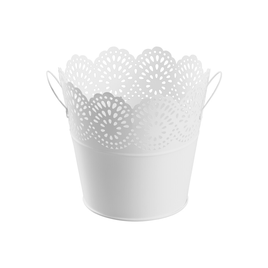 LIVARNO home Bloempot (rond groot wit) LIVARNO home Bloempot (rond groot wit) afbeelding 1