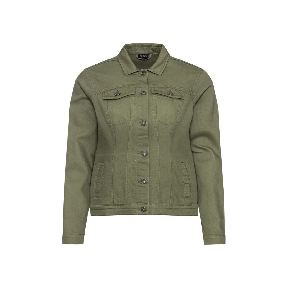 esmara Dames spijkerjas plus size (Olijfgroen, 48) esmara Dames spijkerjas plus size (Olijfgroen, 48) afbeelding 1