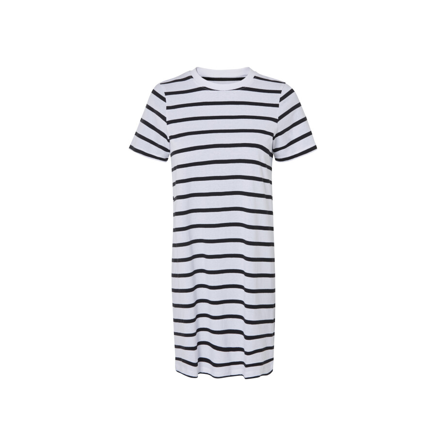 esmara Dames jurk (banden zwart/wit, M (40/42)) afbeelding 1