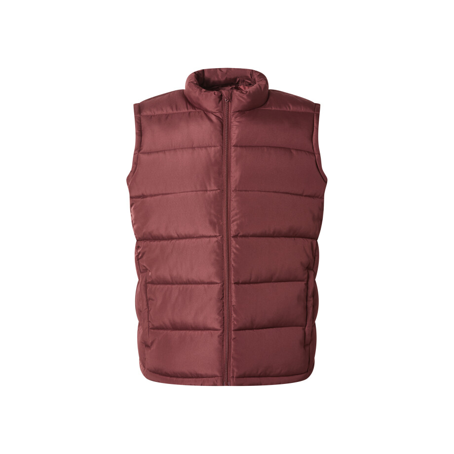 ESMARA MEN Heren gewatteerde bodywarmer, plus size (Rood, 3XL (64/66)) ESMARA MEN Heren gewatteerde bodywarmer, plus size (Rood, 3XL (64/66)) afbeelding 1