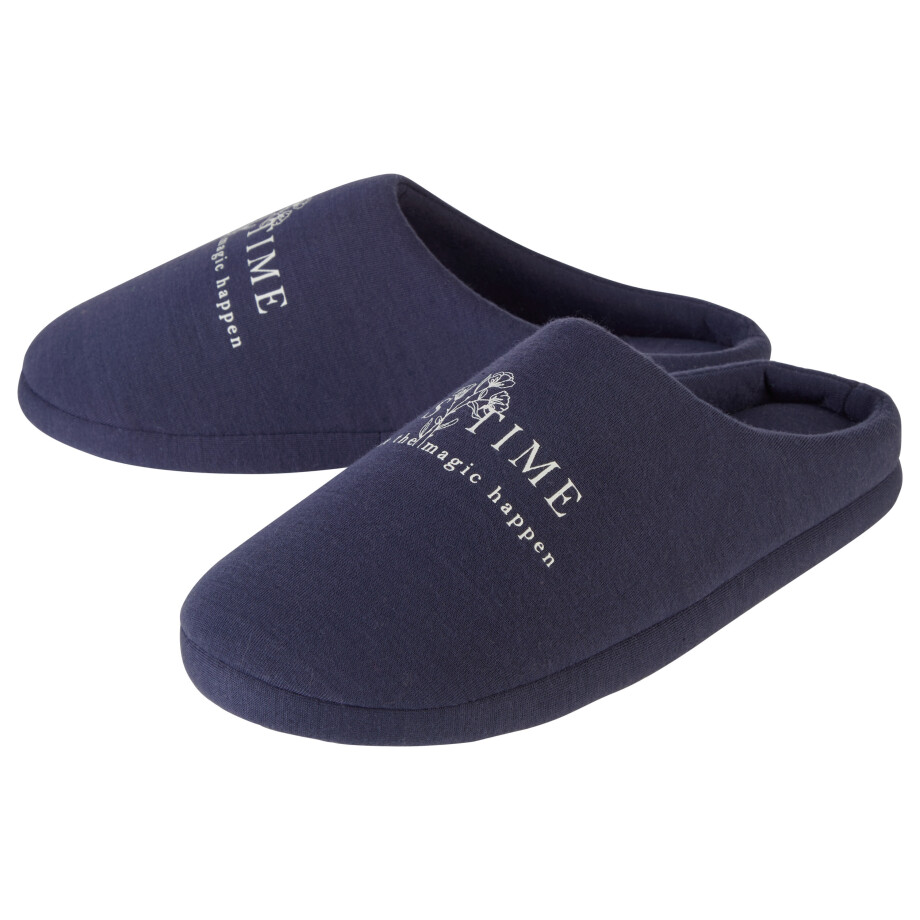 esmara Dames pantoffels (Blauw, 40/41) afbeelding 1