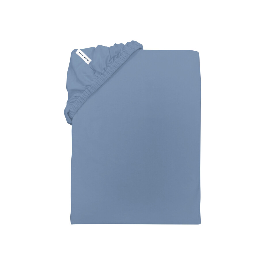 TOM TAILOR Jersey hoeslaken, 140-160 x 200 cm (Blauw) afbeelding 1